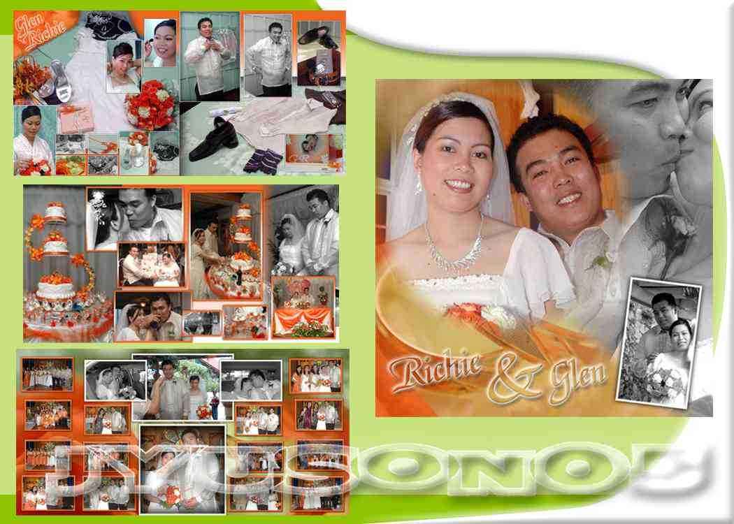 Wedding Tarpaulin Layout